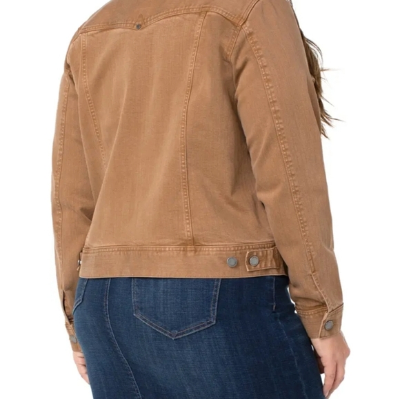Liverpool Temma Denim Jacket Plus size brown - Picture 5 of 11
